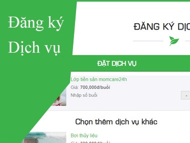 1. Các Bố Mẹ có thể liên hệ đăng ký qua: 