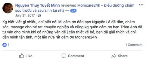 Chị Nguyễn Thụy Tuyết Minh - Quận 7