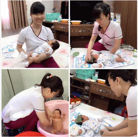 Chị Linh - Q.Gò Vấp - Sử dụng DV Massage & Tắm bé