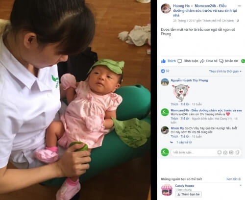 Cảm nhận của Chị Hương Hà sử dụng dịch vụ chăm sóc bé sau sinh