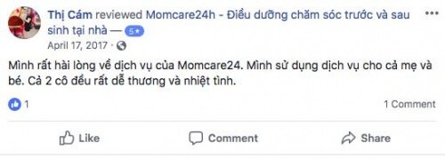 Cảm nhận của Chị Phạm Phương Ngân sau khi sử dụng dịch vụ tại Momcare24h